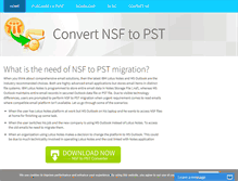 Tablet Screenshot of nsfpst.org